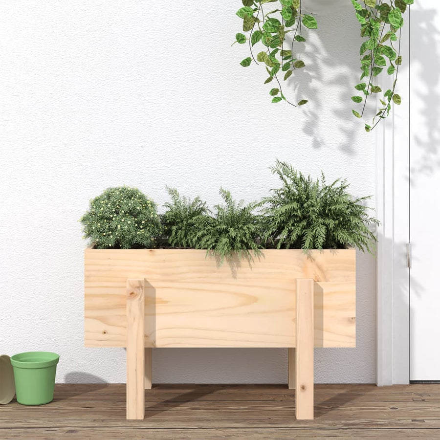 Plantenbak 62X30X38 Cm Massief Grenenhout