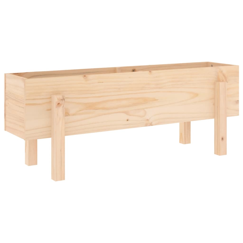 Plantenbak Verhoogd 101X30X38 Cm Massief Grenenhout