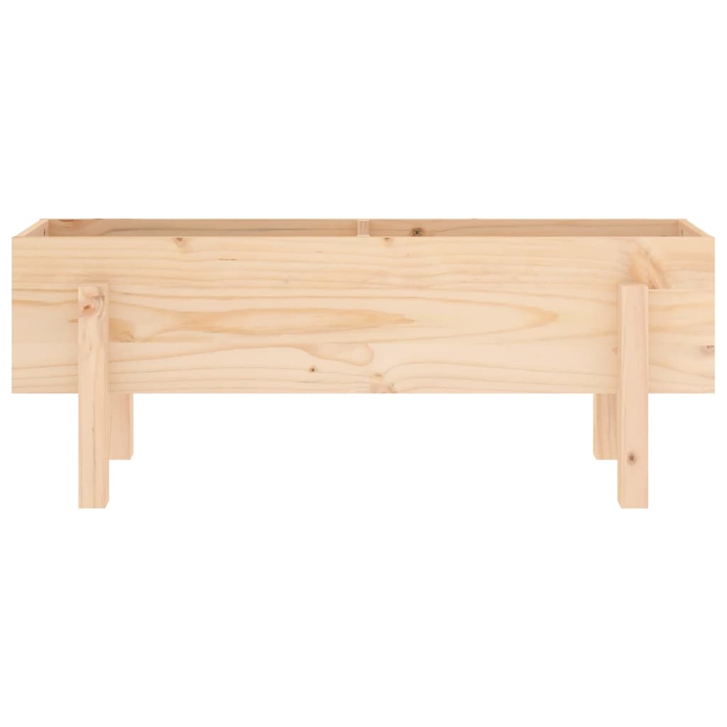 Plantenbak Verhoogd 101X30X38 Cm Massief Grenenhout