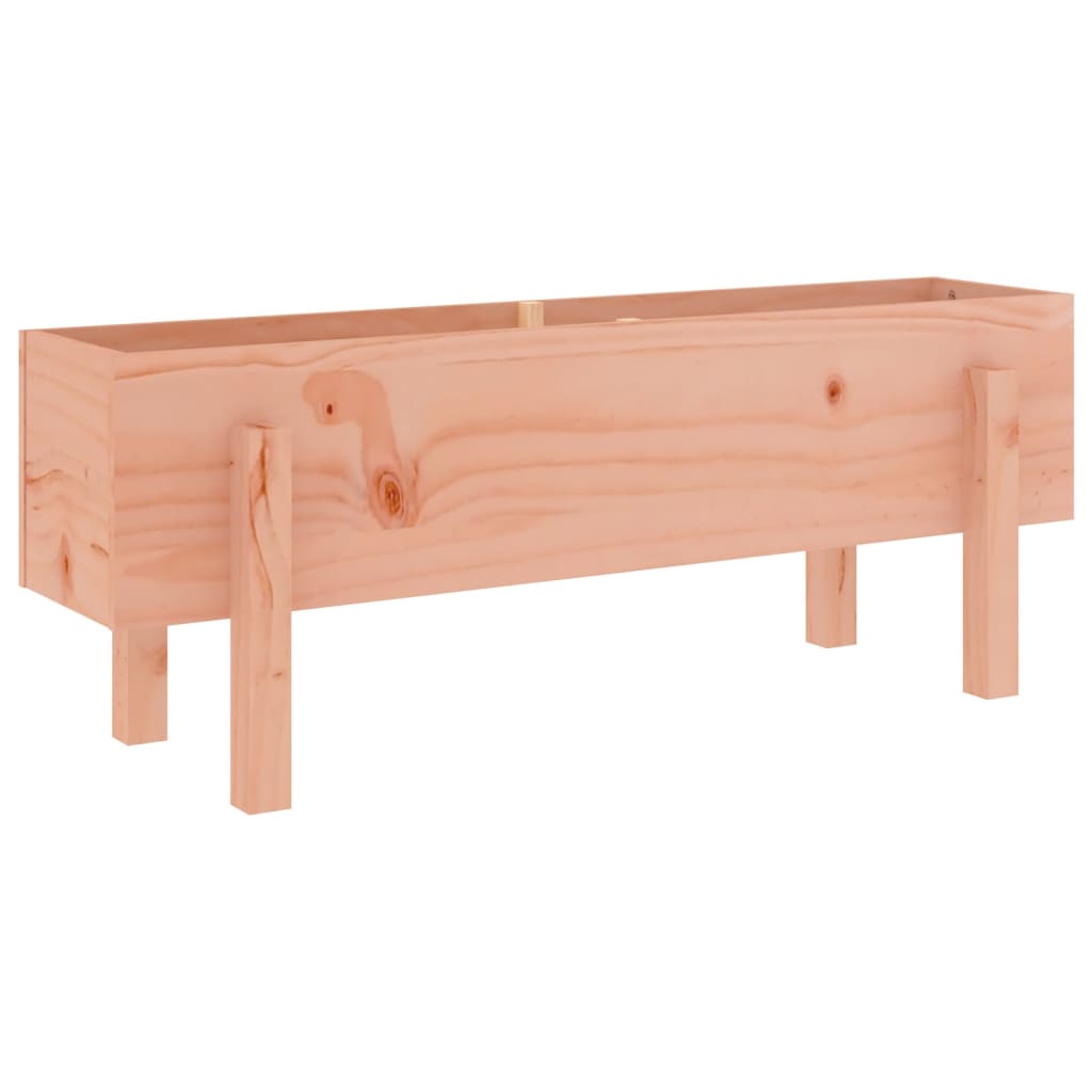 Plantenbak verhoogd 101x30x38 cm massief douglashout