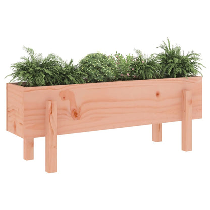Plantenbak verhoogd 101x30x38 cm massief douglashout