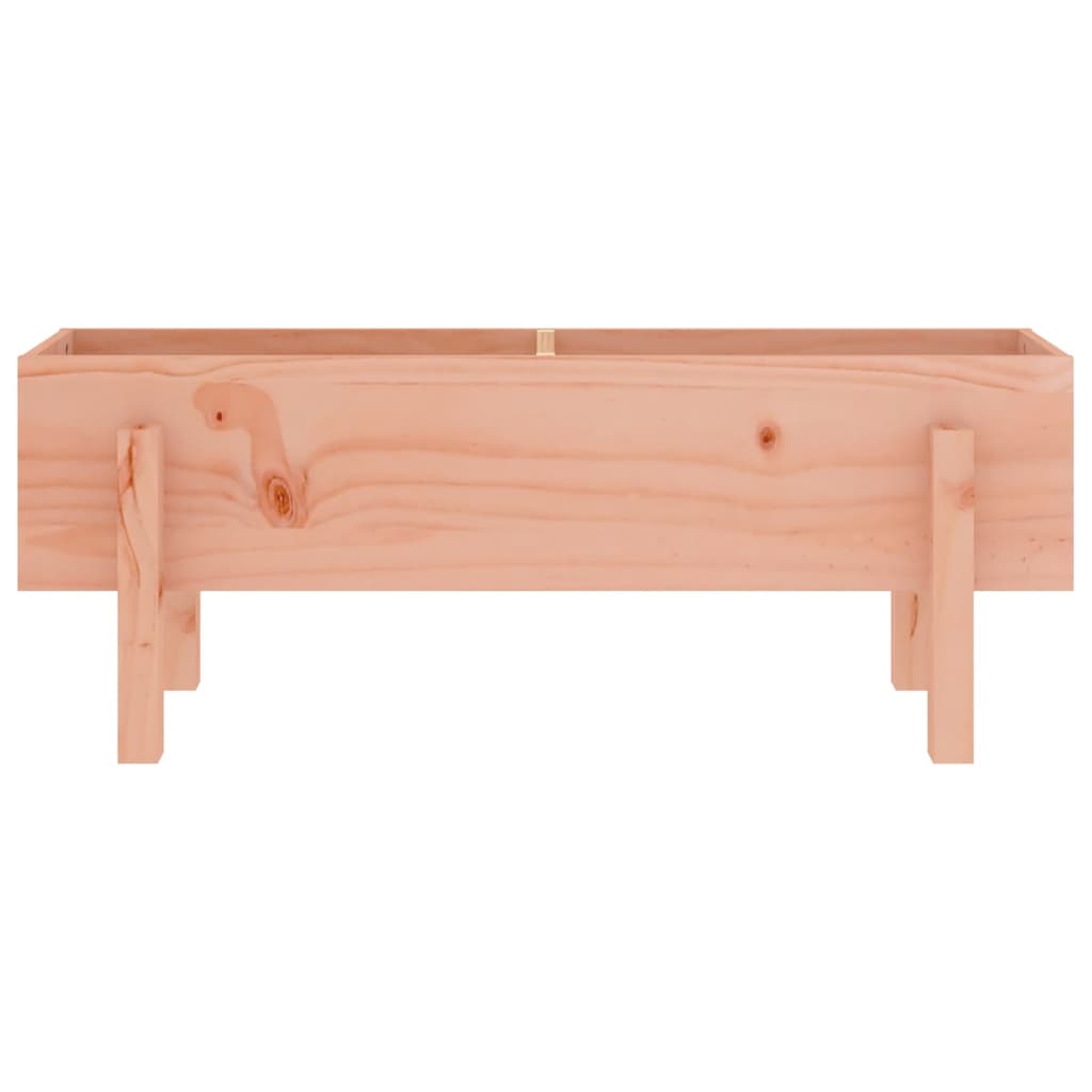 Plantenbak verhoogd 101x30x38 cm massief douglashout