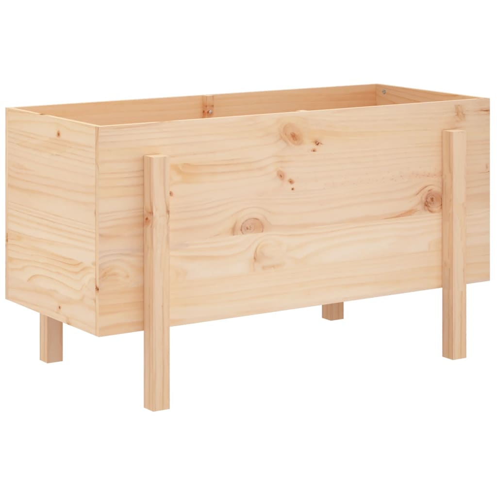 Plantenbak Verhoogd 101X50X57 Cm Massief Grenenhout