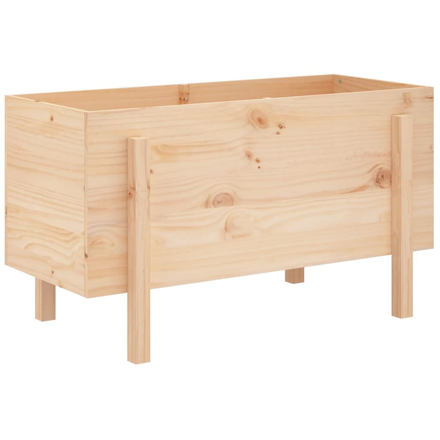 Plantenbak Verhoogd 101X50X57 Cm Massief Grenenhout
