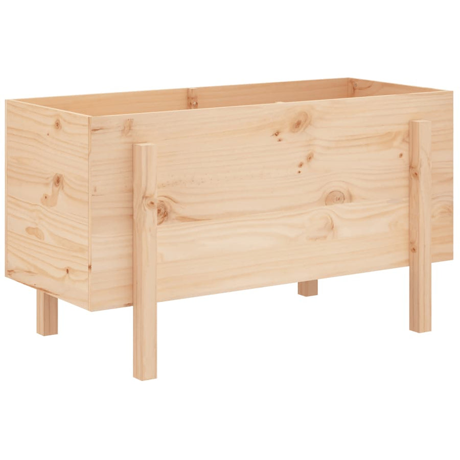 Plantenbak Verhoogd 101X50X57 Cm Massief Grenenhout