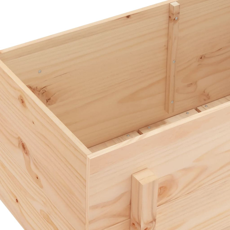 Plantenbak Verhoogd 101X50X57 Cm Massief Grenenhout