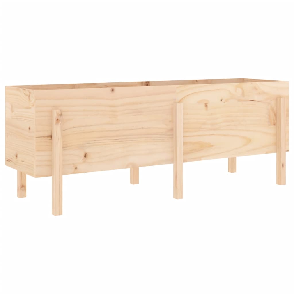 Plantenbak Verhoogd 160X50X57 Cm Massief Grenenhout