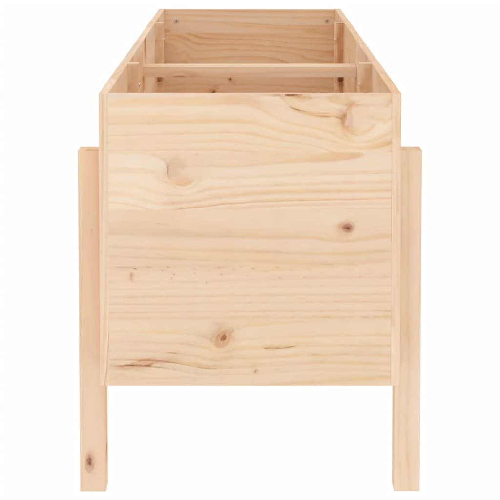 Plantenbak Verhoogd 160X50X57 Cm Massief Grenenhout