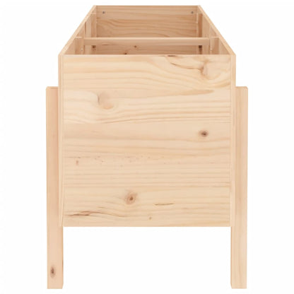 Plantenbak Verhoogd 160X50X57 Cm Massief Grenenhout