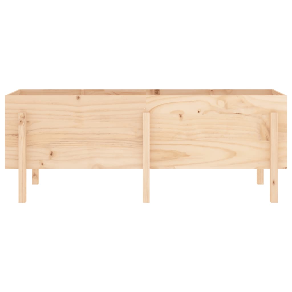 Plantenbak Verhoogd 160X50X57 Cm Massief Grenenhout