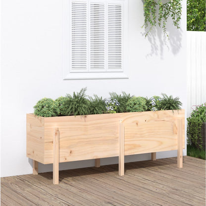 Plantenbak Verhoogd 160X50X57 Cm Massief Grenenhout