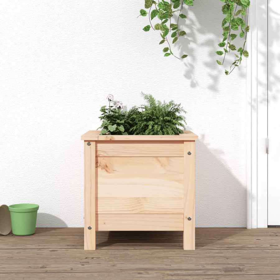 Plantenbak 40X40X39 Cm Massief Grenenhout