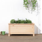 Planter 82.5x40x39 cm solid pine wood