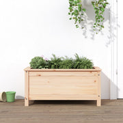 Planter 82.5x40x39 cm solid pine wood