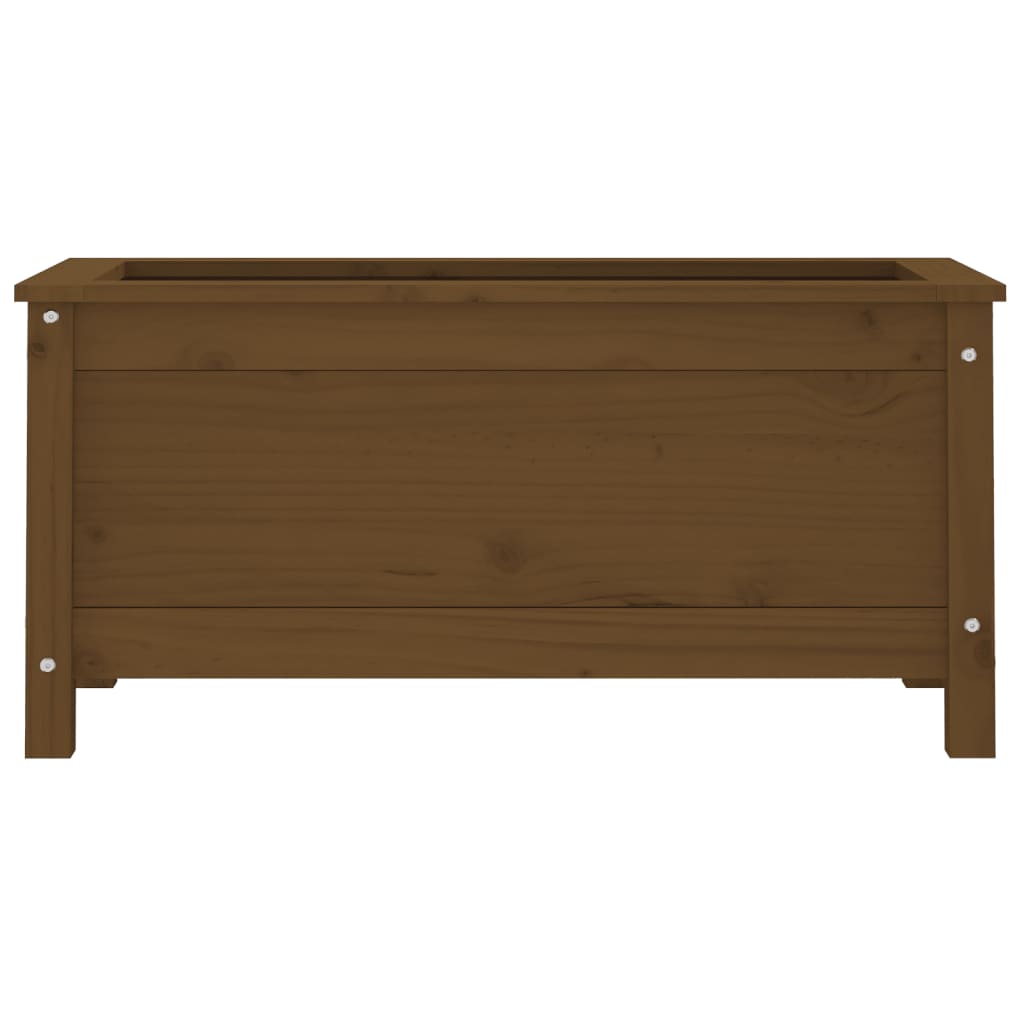 Plantenbak 82,5X40X39 Cm Massief Grenenhout Honingbruin