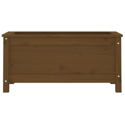Plantenbak 82,5X40X39 Cm Massief Grenenhout Honingbruin