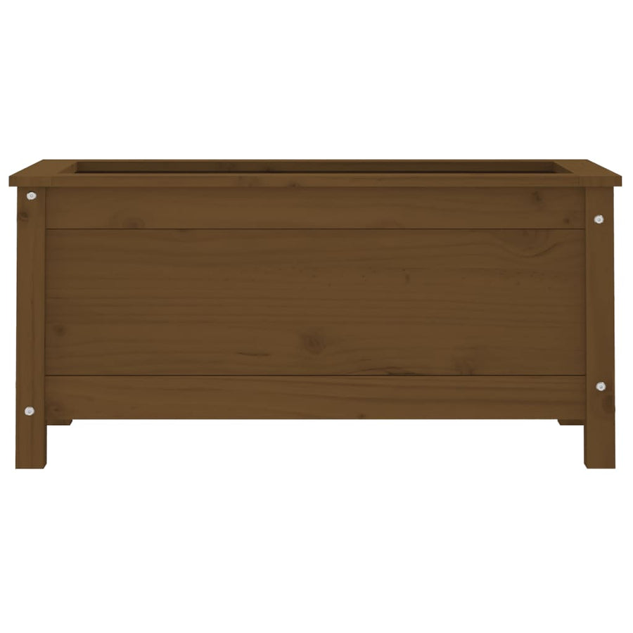 Plantenbak 82,5X40X39 Cm Massief Grenenhout Honingbruin