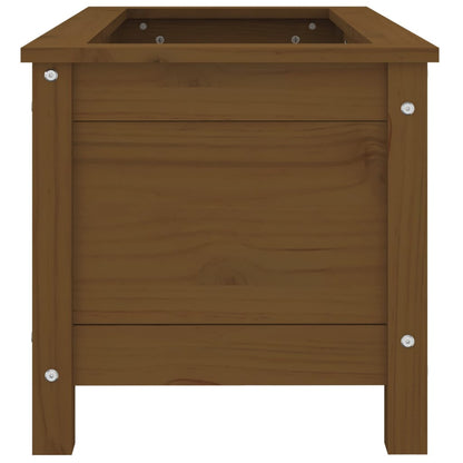 Plantenbak 82,5X40X39 Cm Massief Grenenhout Honingbruin