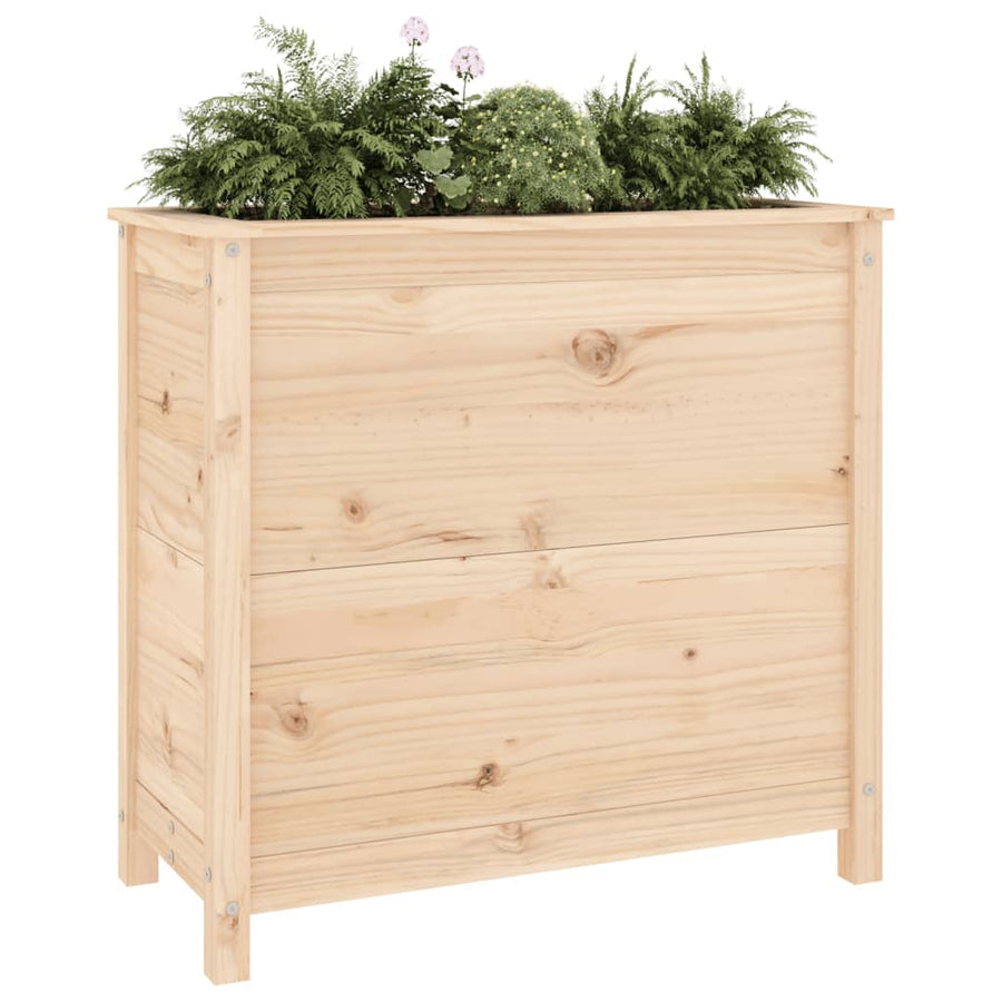 Plantenbak 82,5X40X78 Cm Massief Grenenhout
