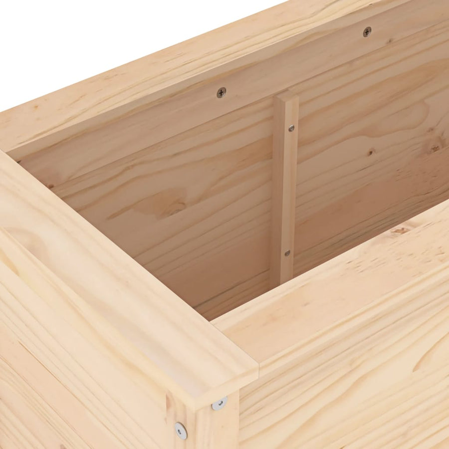 Plantenbak 82,5X40X78 Cm Massief Grenenhout