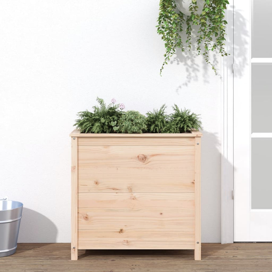 Plantenbak 82,5X40X78 Cm Massief Grenenhout