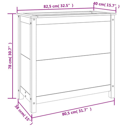 Plantenbak 82,5X40X78 Cm Massief Douglashout