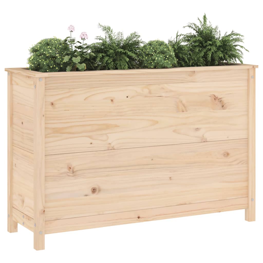 Plantenbak Verhoogd 119,5X40X78 Cm Massief Grenenhout