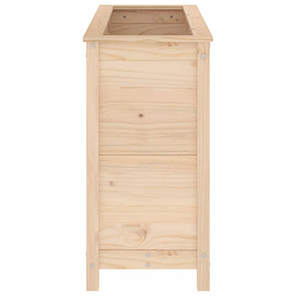 Plantenbak Verhoogd 119,5X40X78 Cm Massief Grenenhout