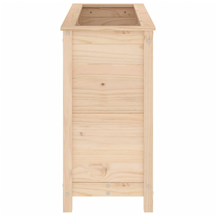 Plantenbak Verhoogd 119,5X40X78 Cm Massief Grenenhout