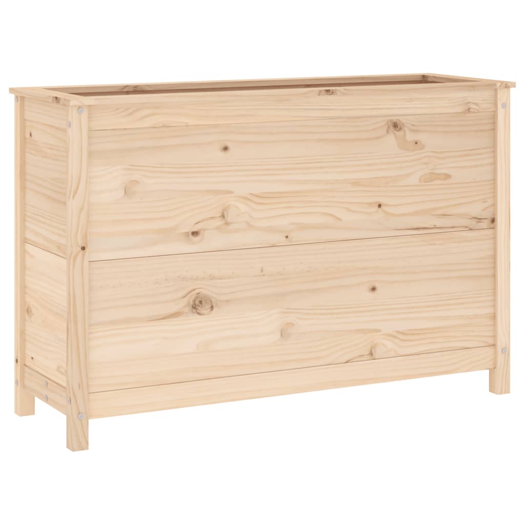 Plantenbak Verhoogd 119,5X40X78 Cm Massief Grenenhout