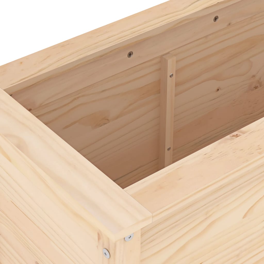 Plantenbak Verhoogd 119,5X40X78 Cm Massief Grenenhout