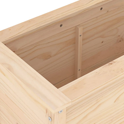 Plantenbak Verhoogd 119,5X40X78 Cm Massief Grenenhout