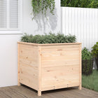 Planter 82.5x82.5x78 cm solid pine