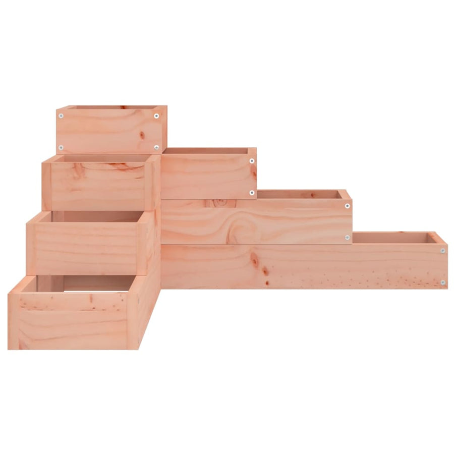 Plantenbak 4-Laags 80,5X79X36 Cm Massief Douglashout 80.5 x 79 x 36 cm Natuurlijk douglashout