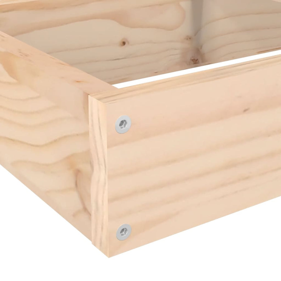 Plantenbak 4-Laags 06X04,5X36 Cm Massief Grenenhout 106 x 104.5 x 36 cm Natuurlijk grenenhout