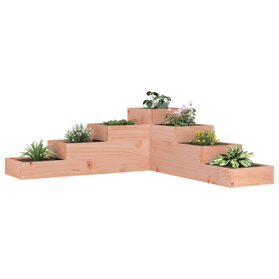 Plantenbak 4-Laags 06X04,5X36 Cm Douglashout 106 x 104.5 x 36 cm Natuurlijk douglashout