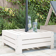 Parasol base cover solid pine white
