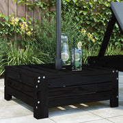 Parasol Base Cover Solid Pine Black