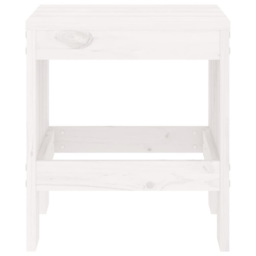 Tuinkrukken Massief Grenenhout Wit 40 x 36 x 45 cm Wit grenenhout