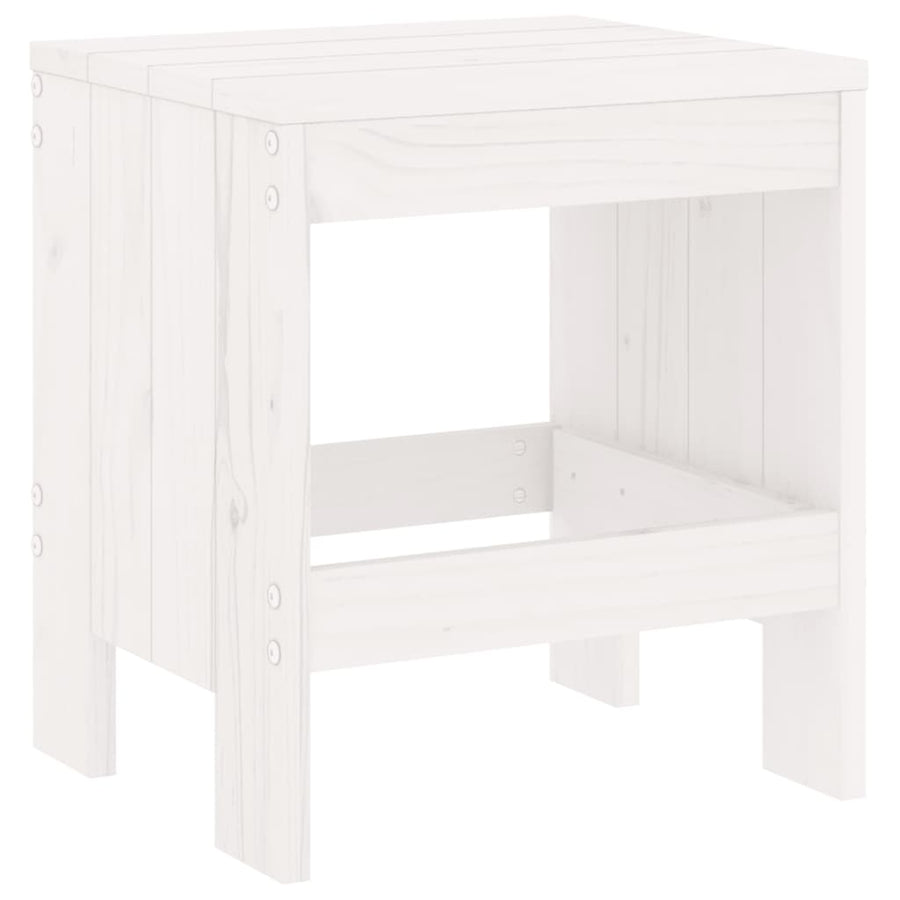 Tuinkrukken Massief Grenenhout Wit 40 x 36 x 45 cm Wit grenenhout
