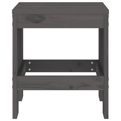 Tuinkrukken Massief Grenenhout Grijs 40 x 36 x 45 cm Grijs grenenhout
