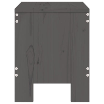 Tuinkrukken Massief Grenenhout Grijs 40 x 36 x 45 cm Grijs grenenhout