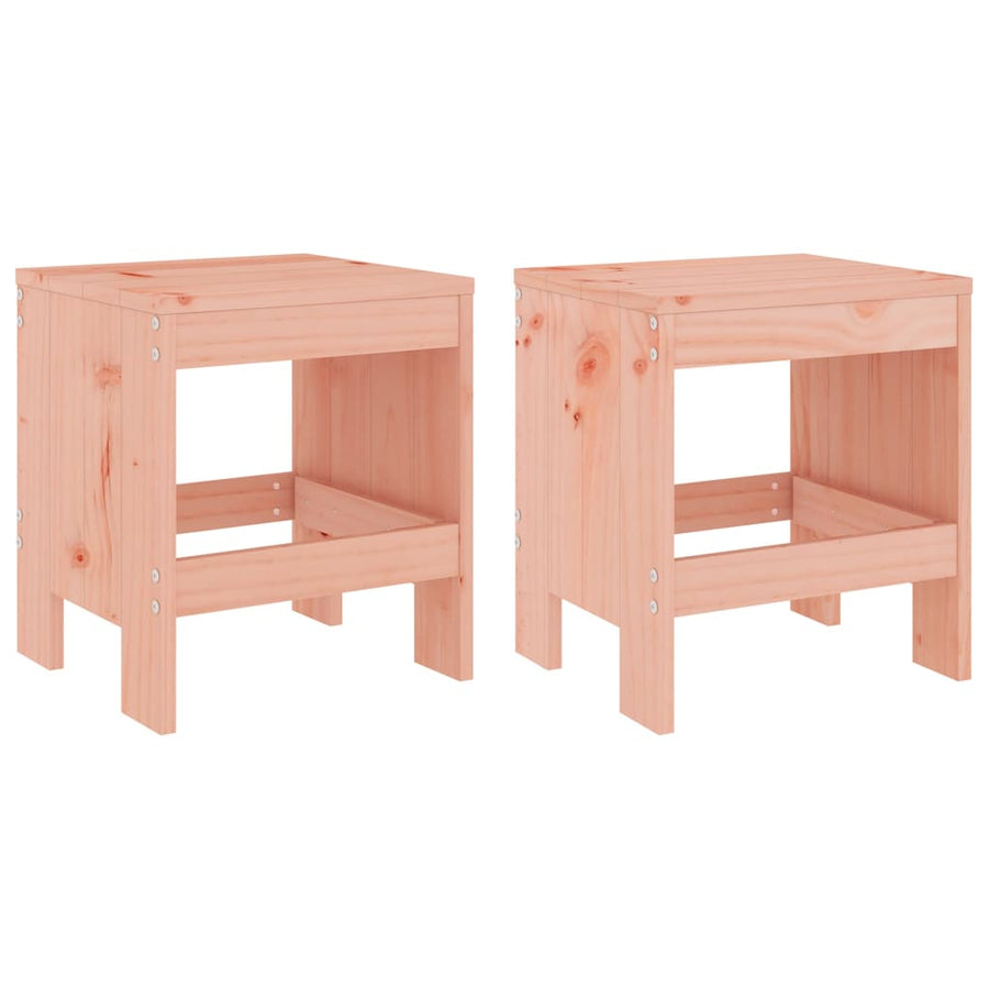 Barkrukken Massief Douglashout 40 x 36 x 45 cm Natuurlijk douglashout