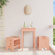 Barkrukken 2 st 40x36x45 cm massief douglashout