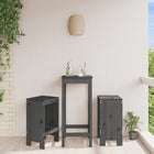 Bar stools 2 pcs 40x36x75 cm solid pine wood grey
