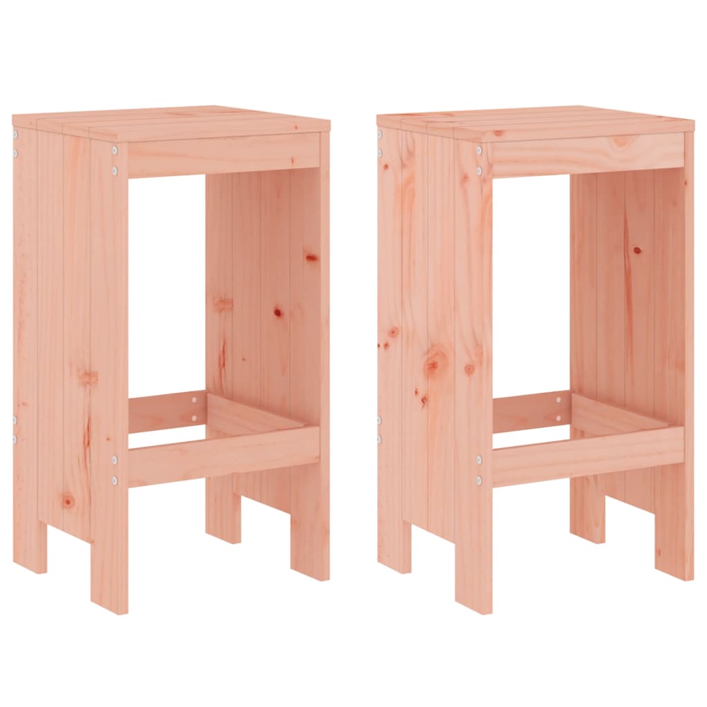 Barkrukken Massief Douglashout 40 x 36 x 75 cm Natuurlijk douglashout