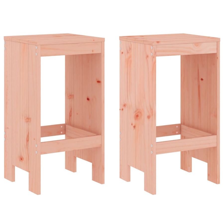 Barkrukken Massief Douglashout 40 x 36 x 75 cm Natuurlijk douglashout