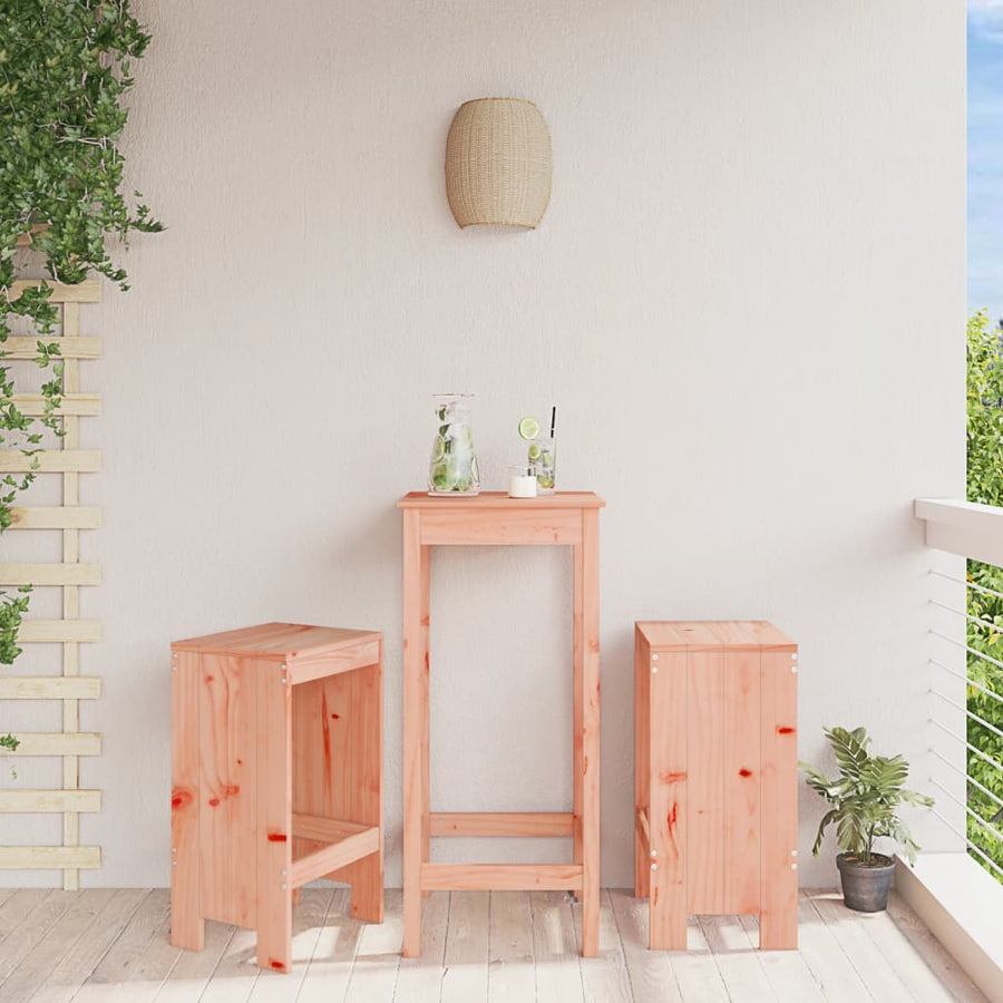 Barkrukken Massief Douglashout 40 x 36 x 75 cm Natuurlijk douglashout
