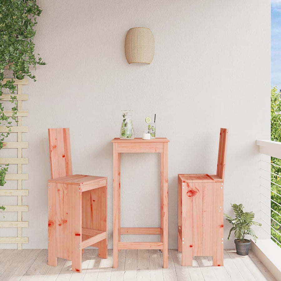 Barkrukken Massief Douglashout 40 x 42 x 120 cm Natuurlijk douglashout