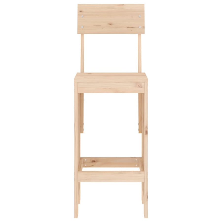 Barkrukken 40X48,5X115,5 Cm Massief Grenenhout 40 x 48.5 x 115.5 cm Natuurlijk grenenhout